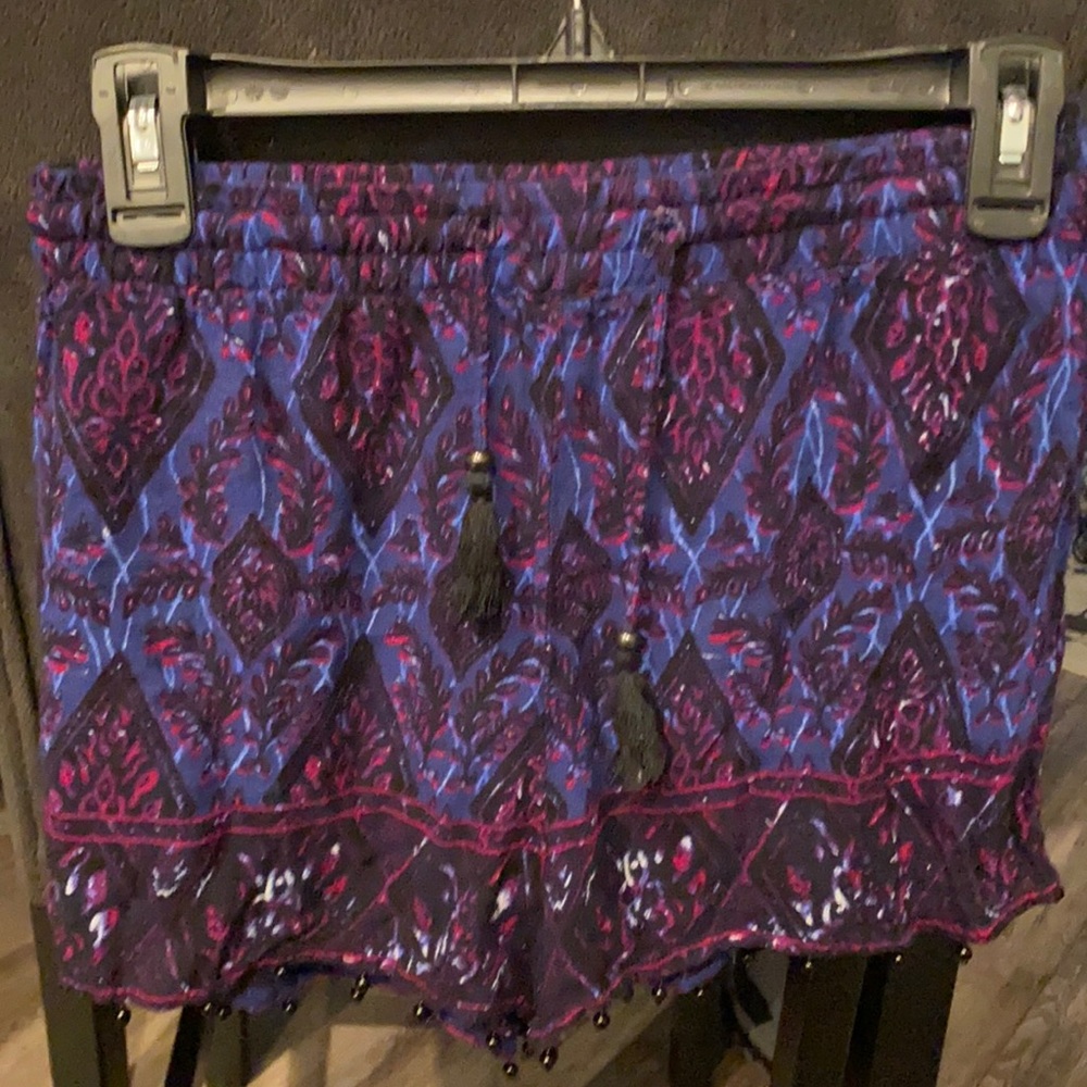 F21 Drawstring shorts w/beaded detail
